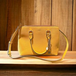 Aldo Legoiri Small Tote Bag Yellow